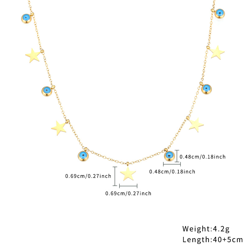 OEM&ODM Jewelry Stars Necklace 2023 New Trendy