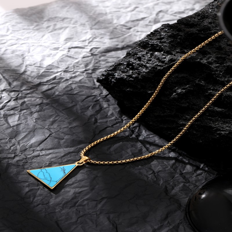 Factory geometric sticky shell pendant necklace series