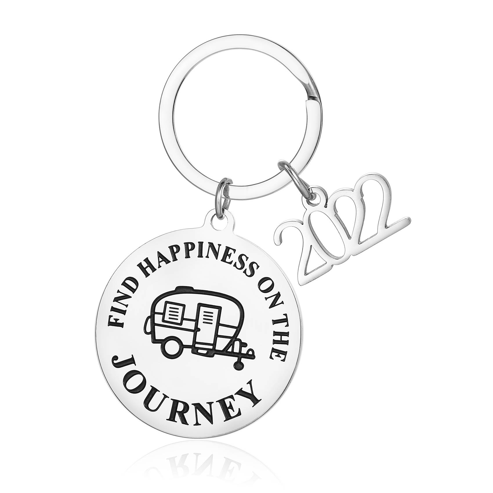2024 Wholesale round tag pendant keychain custom 