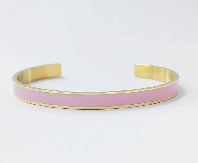 Custom waterproof colorful enamel cuff bracelets