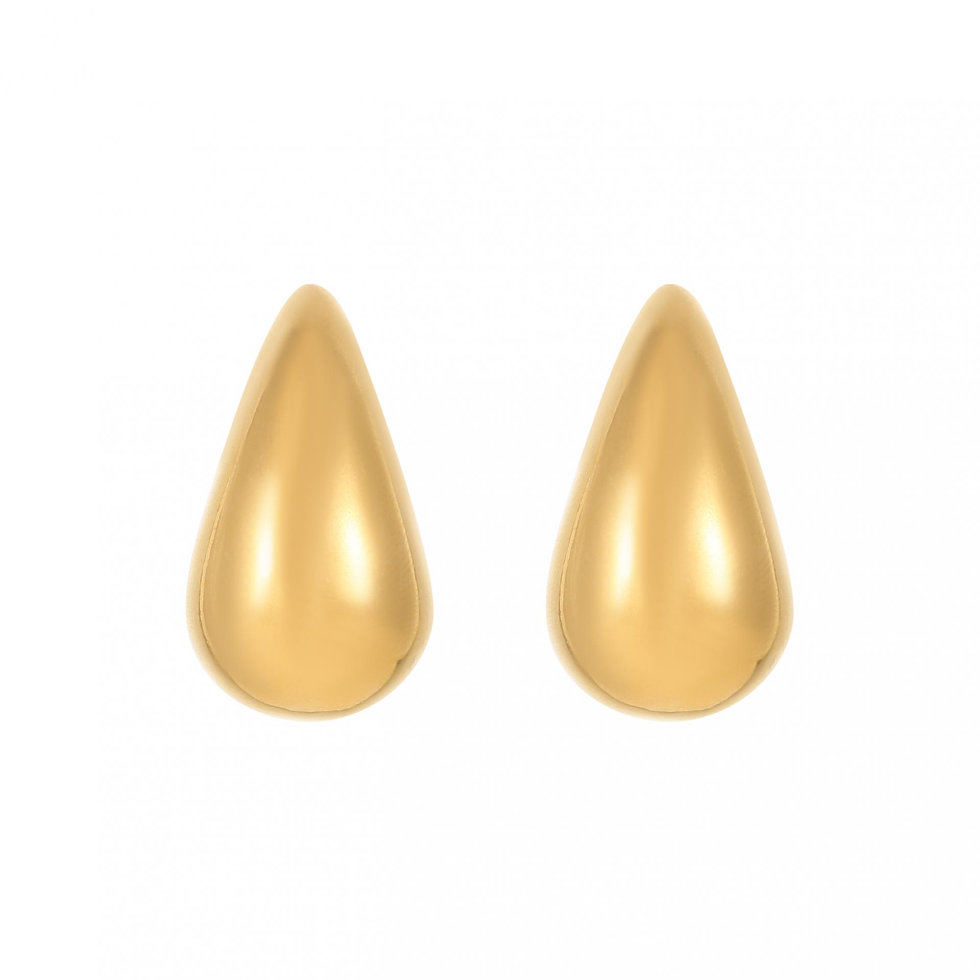 2024 Popular Fashion Large Medium Small Size Bean Stud Earrings 